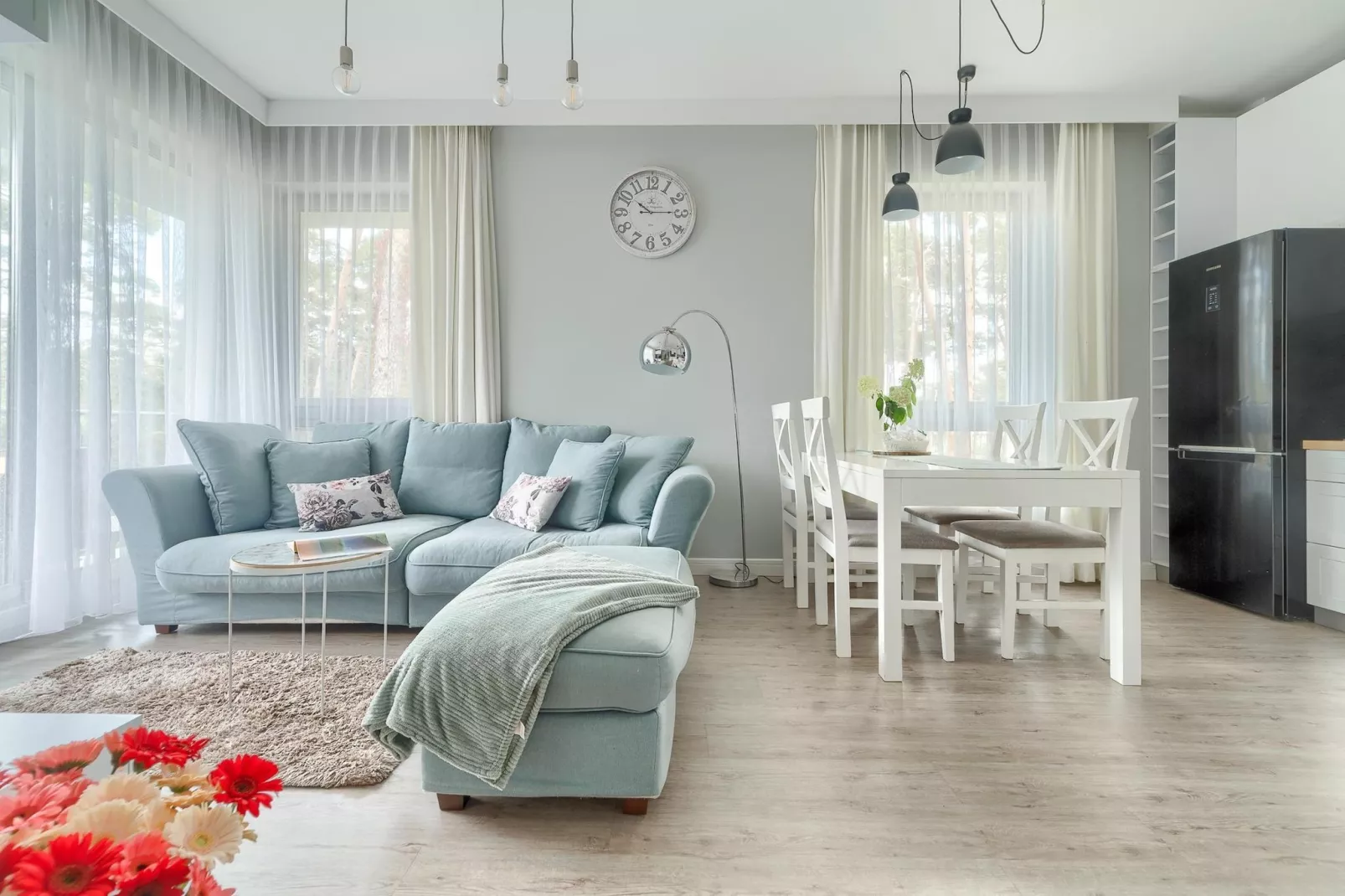 Apartament 4-osobowy Grunwaldzka 12C-21 Pobierowo-Woonkamer