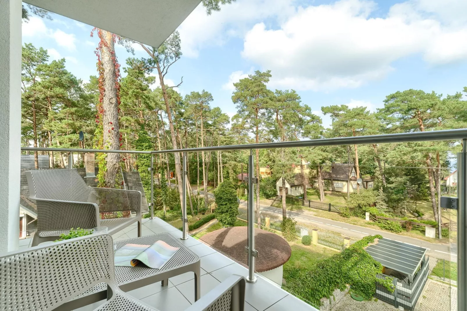 Apartament 4-osobowy Grunwaldzka 12C-21 Pobierowo-Terrasbalkon