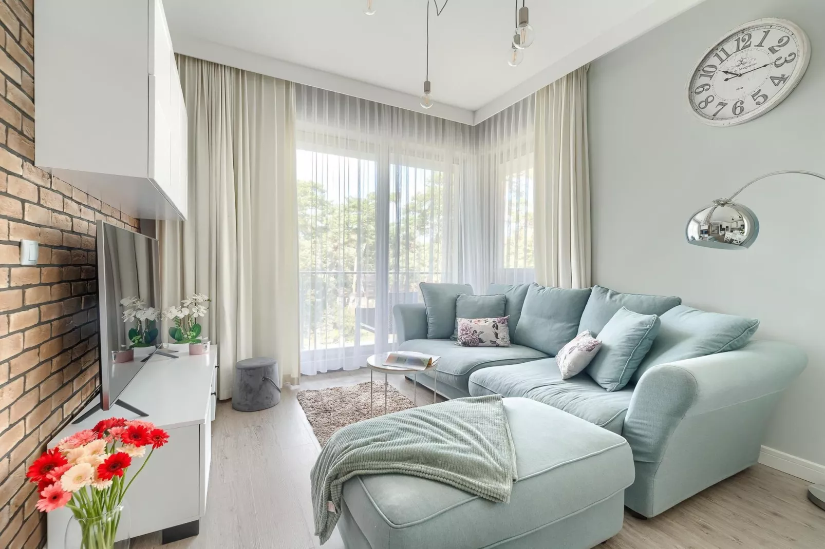 Apartament 4-osobowy Grunwaldzka 12C-21 Pobierowo-Woonkamer