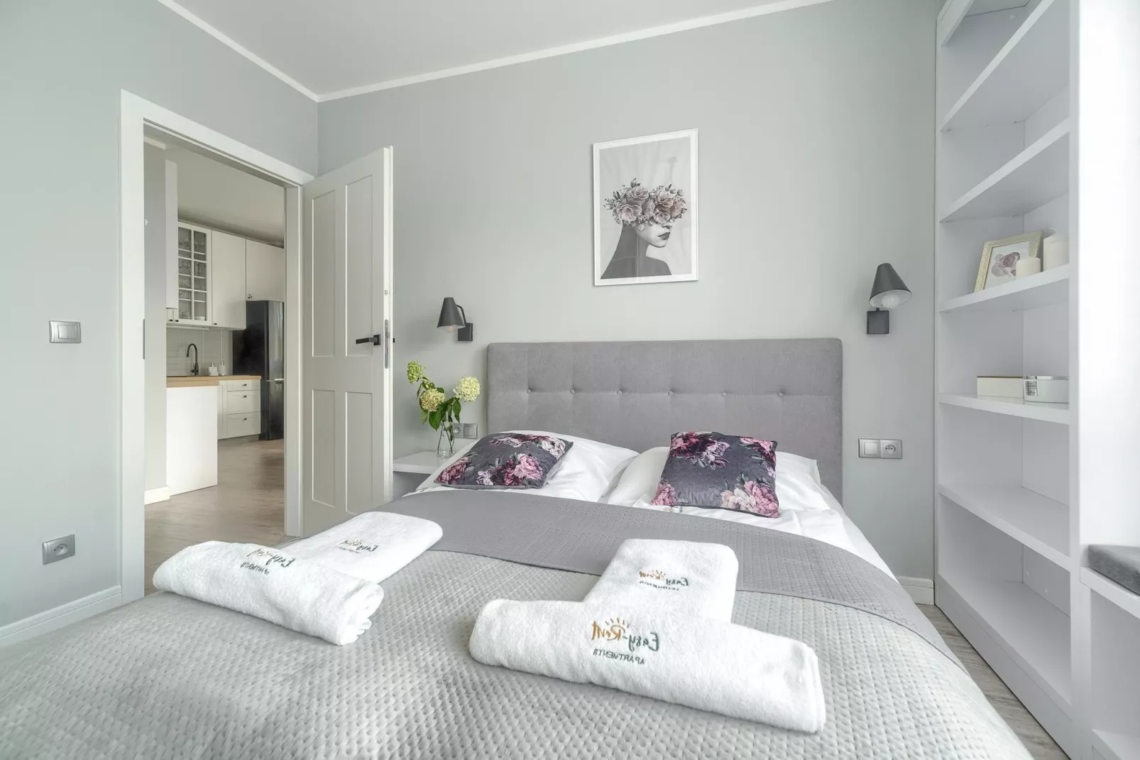 Apartament 4-osobowy Grunwaldzka 12C-21 Pobierowo-Slaapkamer