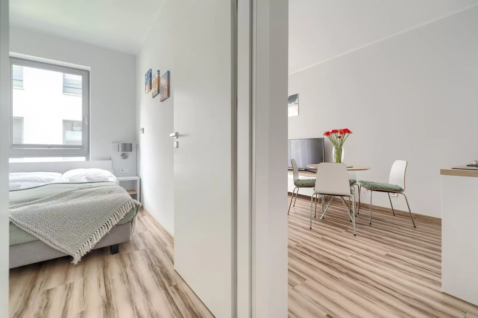 Apartament 4-osobowy Grunwaldzka 12C-21 Pobierowo-Slaapkamer
