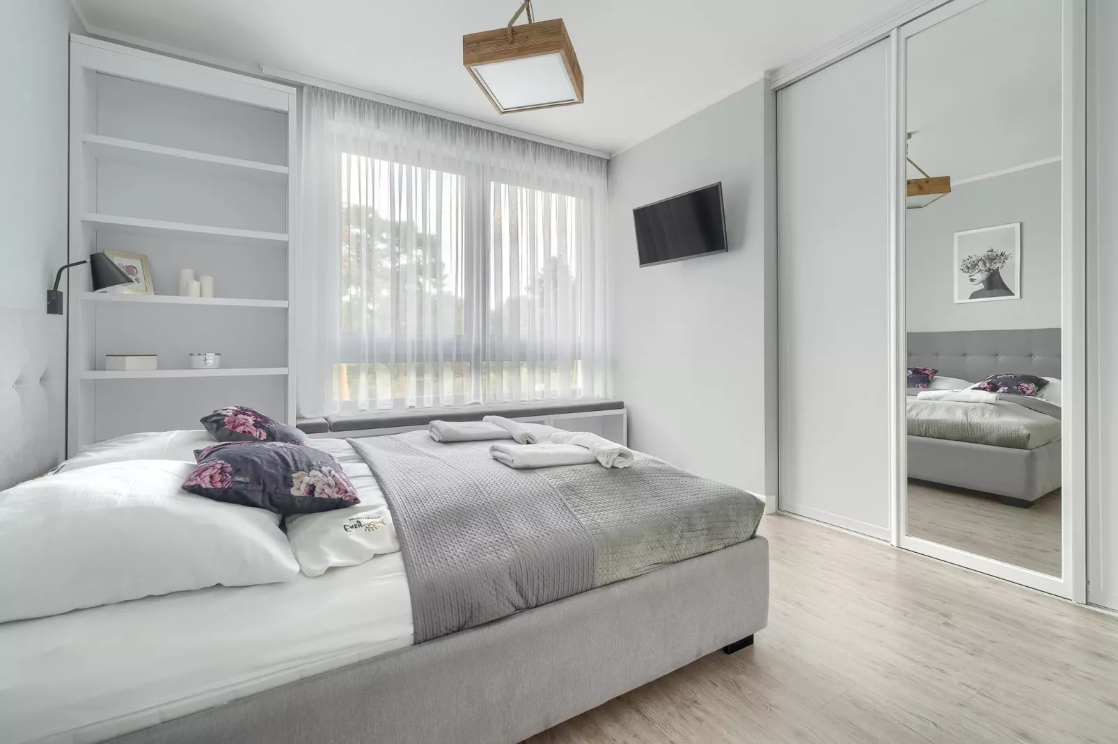 Apartament 4-osobowy Grunwaldzka 12C-21 Pobierowo-Slaapkamer