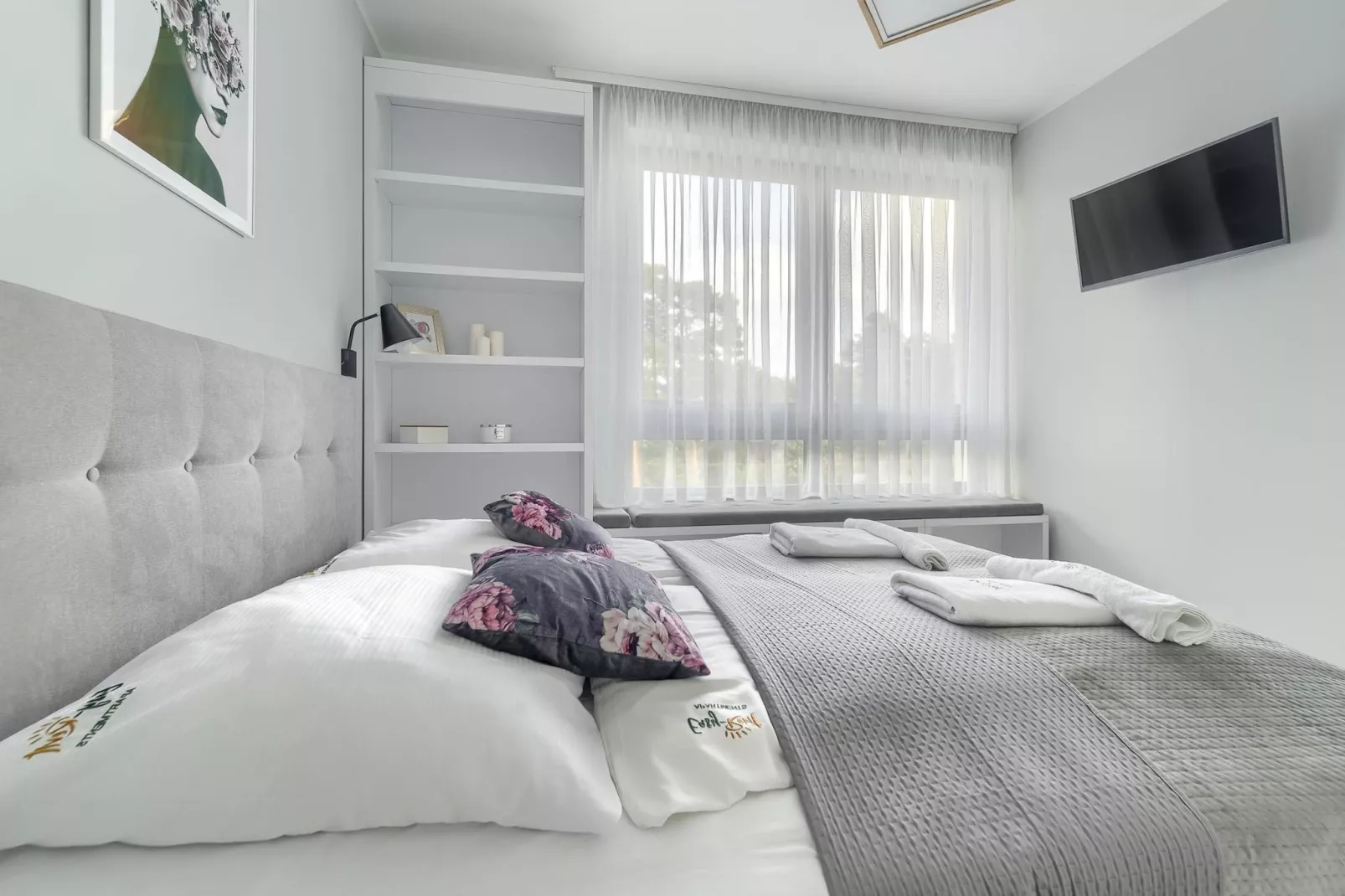 Apartament 4-osobowy Grunwaldzka 12C-21 Pobierowo-Slaapkamer