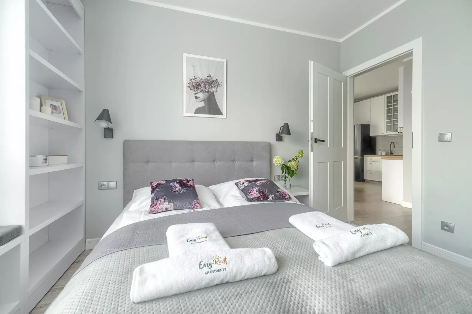 Apartament 4-osobowy Grunwaldzka 12C-21 Pobierowo-Slaapkamer