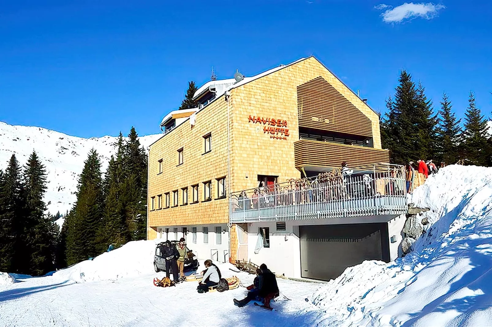 Naviser Hütte Wohnung Kirchdach 145-Exterieur winter
