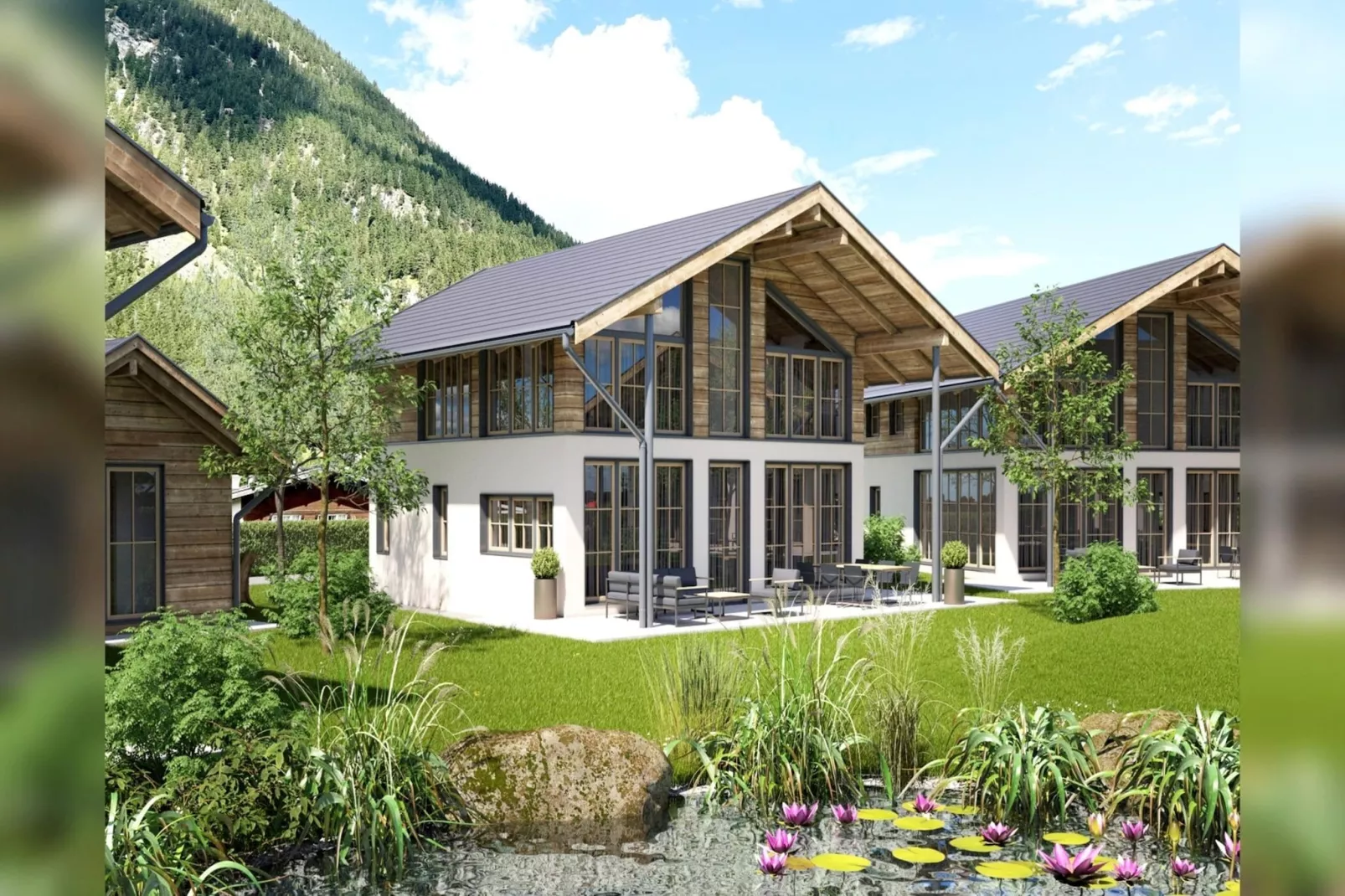 DEIN BICHLBACH Chalet klein-Buitenkant zomer