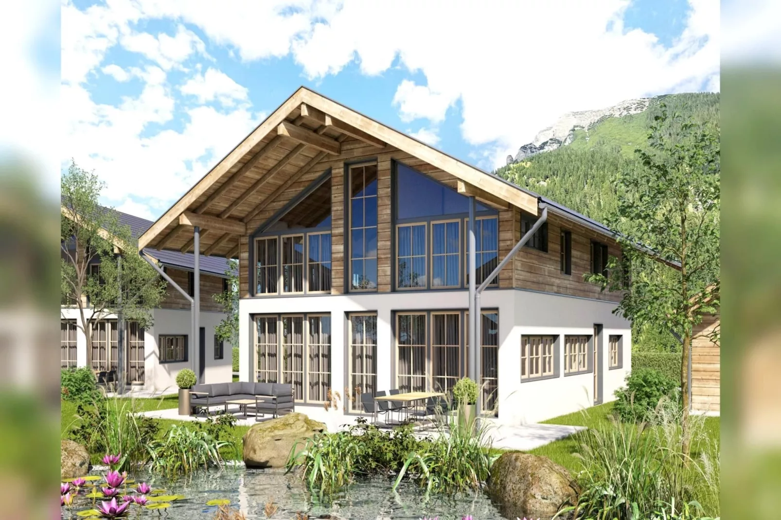 DEIN BICHLBACH Chalet klein-Buitenkant zomer