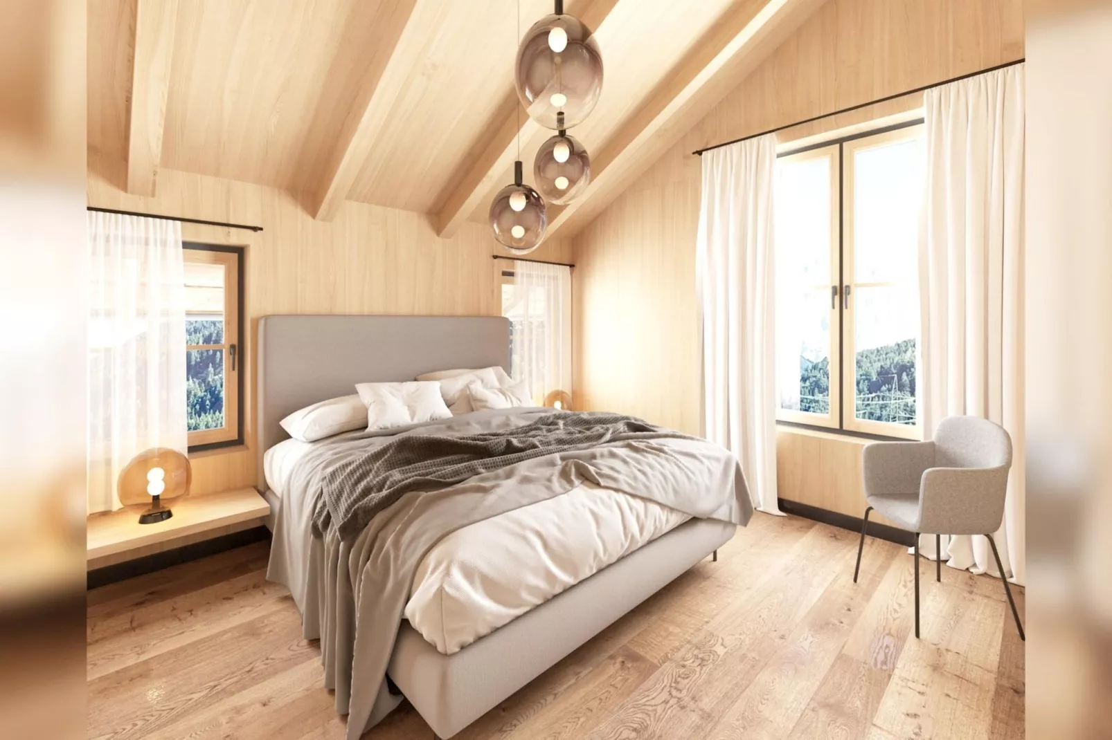DEIN BICHLBACH Chalet klein-Slaapkamer