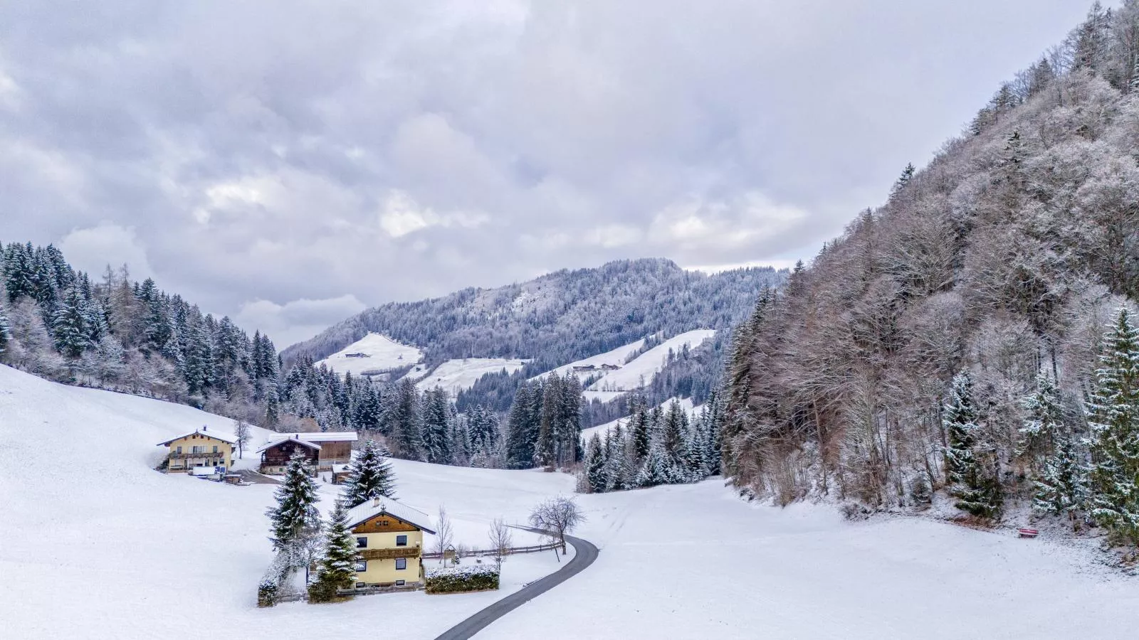 Tiroler Bergtraum Top 1-Uitzicht winter