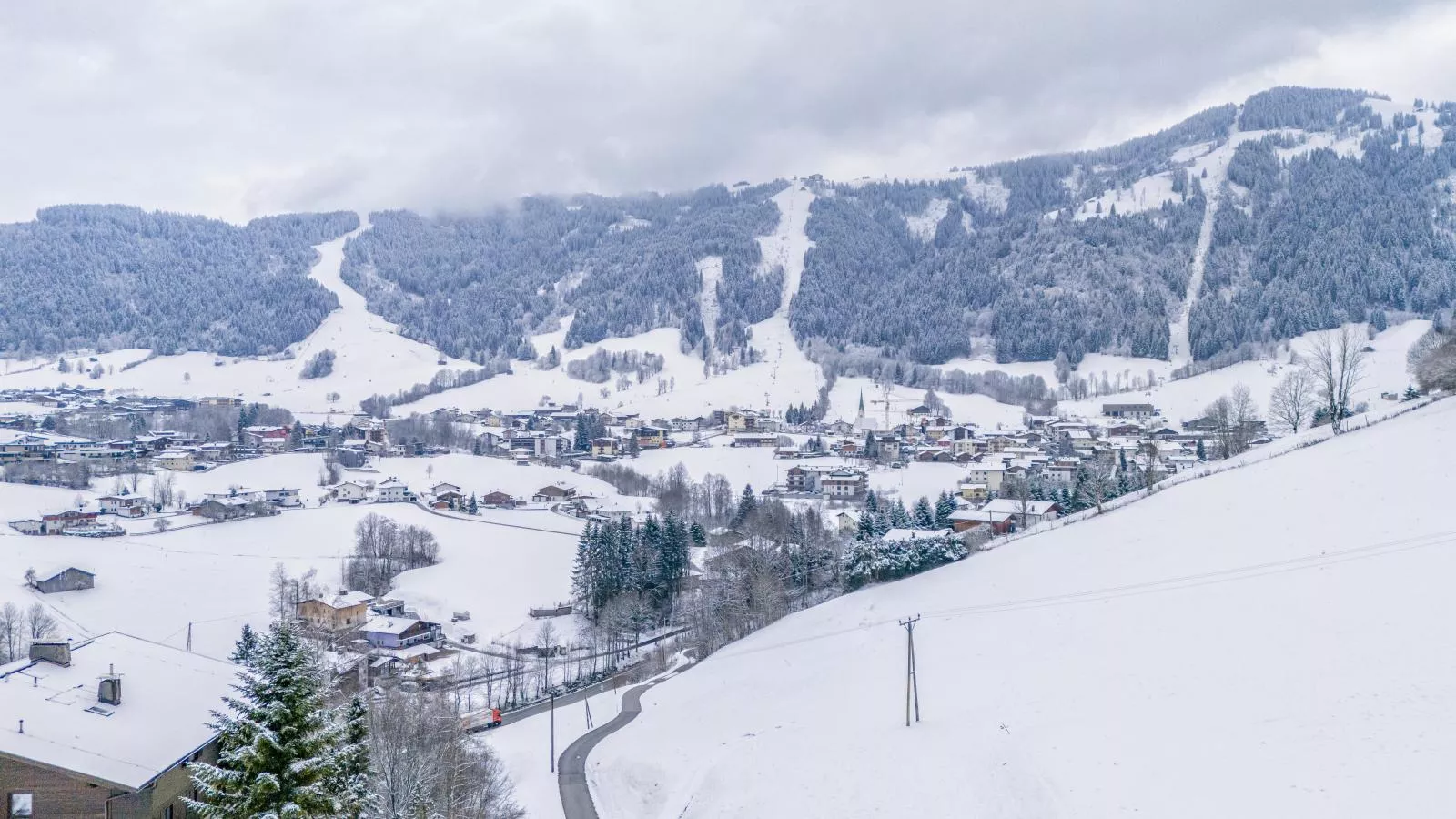 Tiroler Bergtraum Top 1-Uitzicht winter