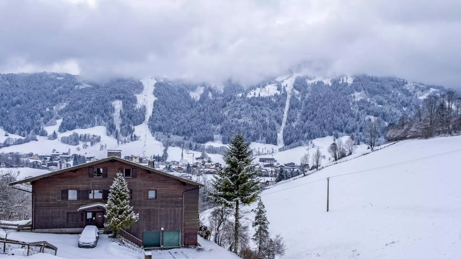 Tiroler Bergtraum Top 1-Uitzicht winter