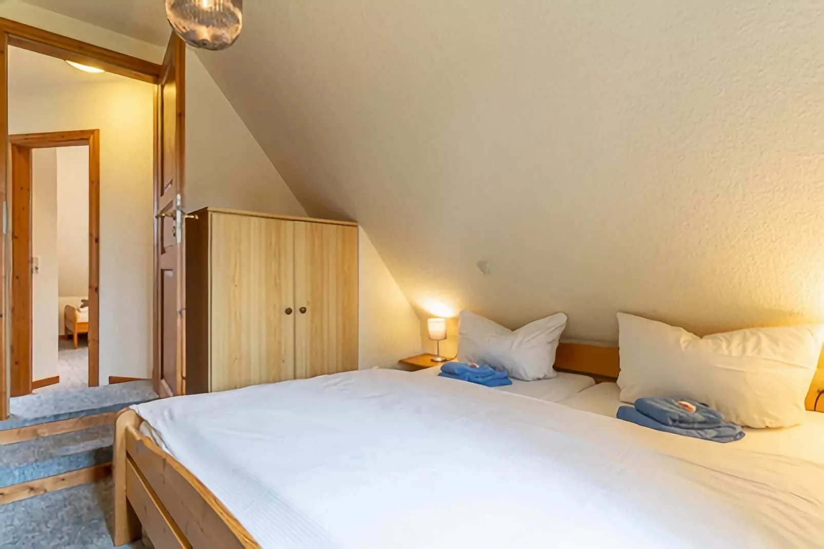 Ferienwohnung Hohe Düne Vollerwiek-Slaapkamer