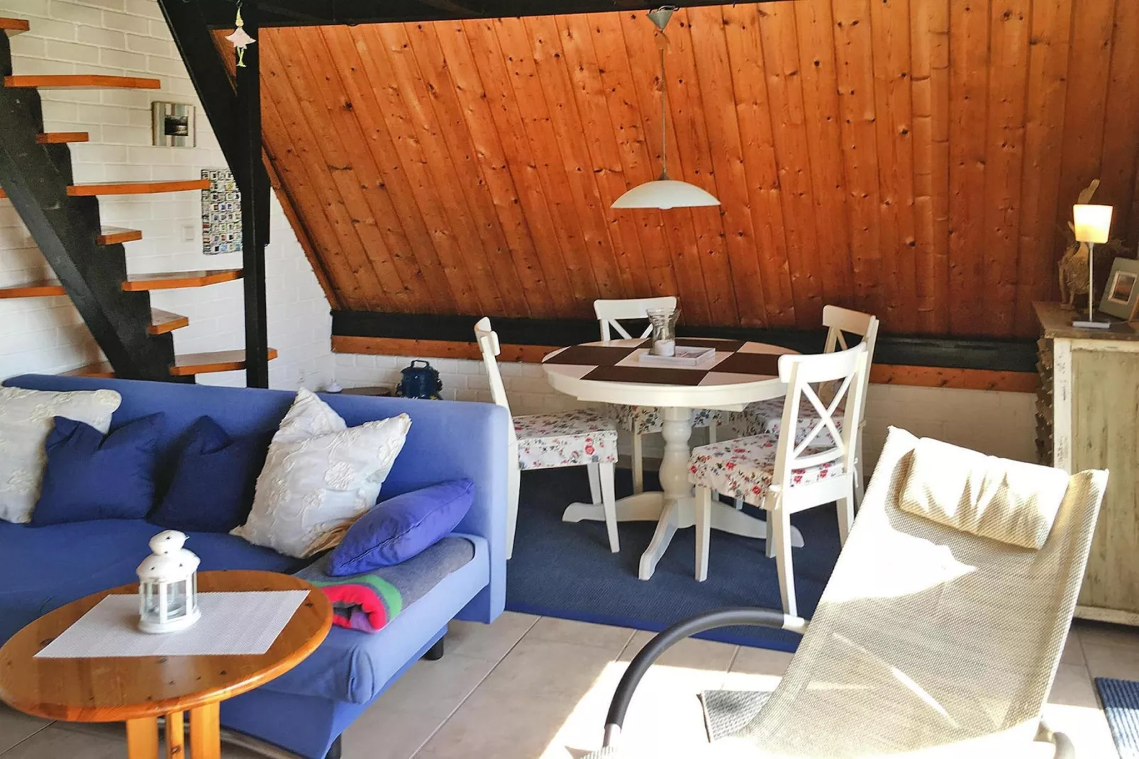 Ferienhaus in Burhave-Woonkamer