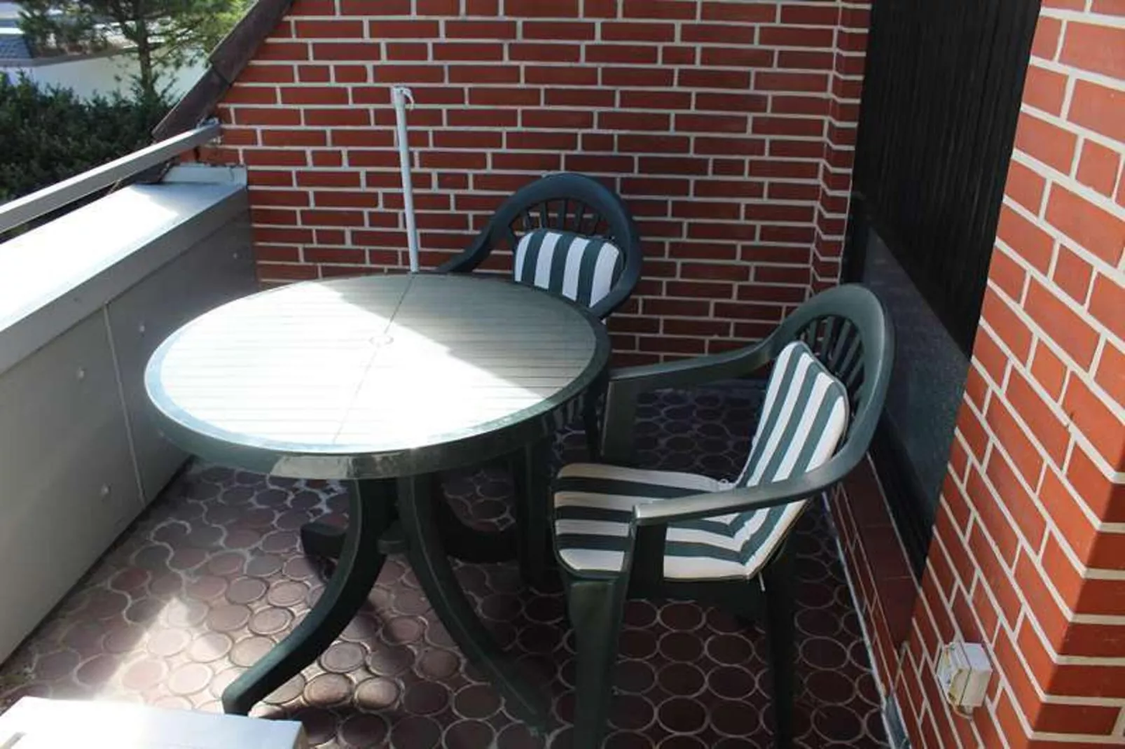 Appartemenhaus Andrea Wohnung 4- Westerland-Terrasbalkon