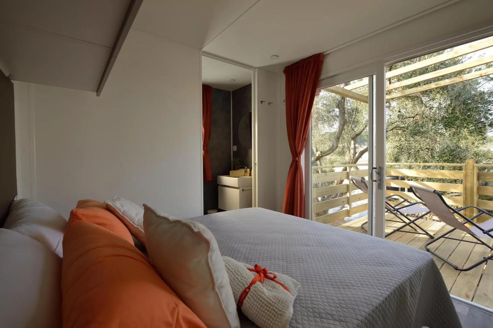 Caravan park della Colombaia, Padenghe sul Garda-CM Top Hill-Slaapkamer