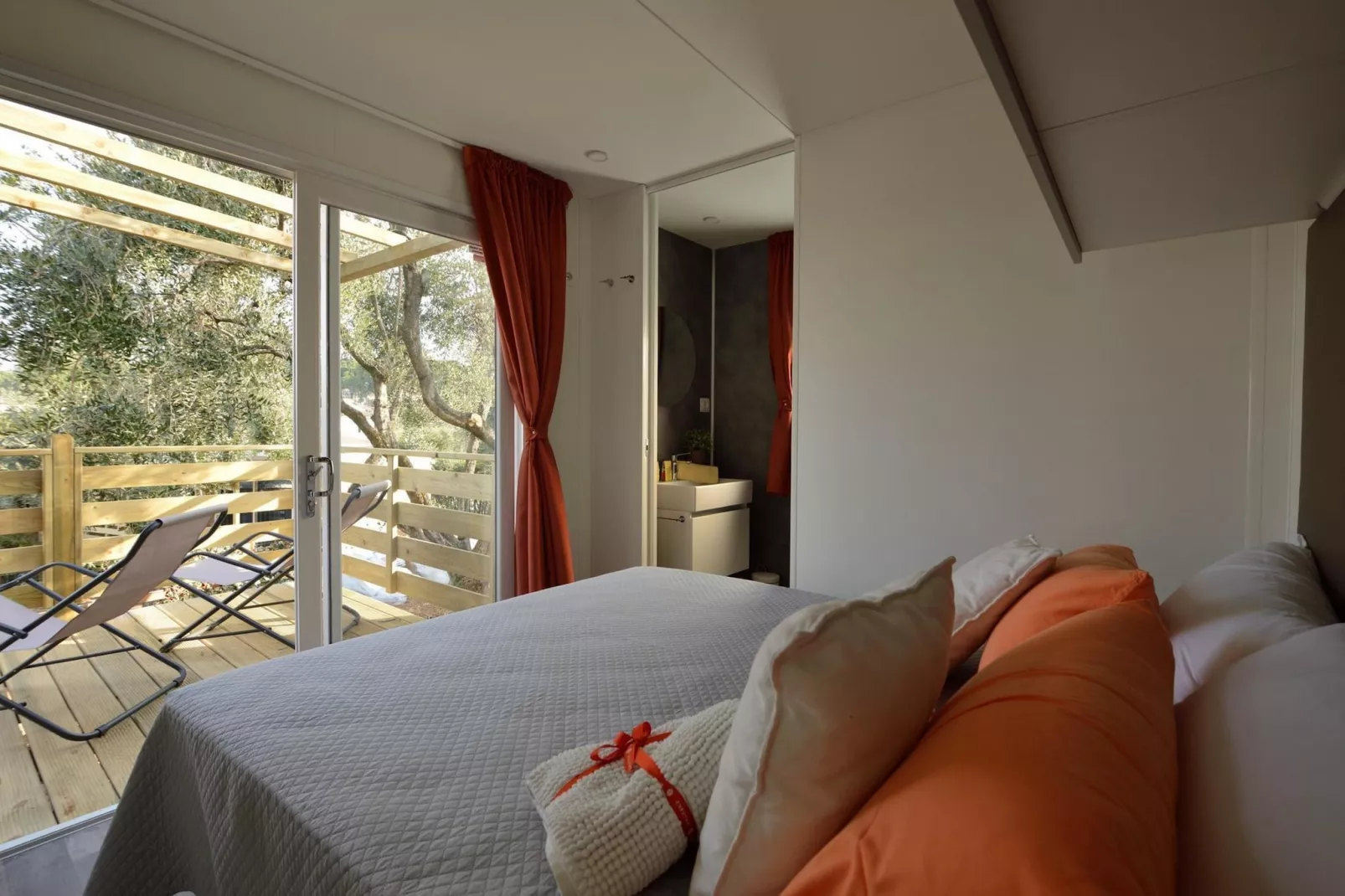 Caravan park della Colombaia, Padenghe sul Garda-CM Top Hill-Slaapkamer