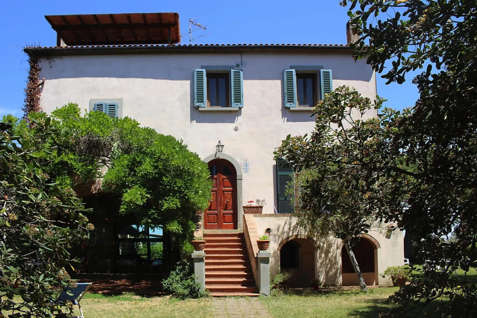 Ferienanlage Azienda Canova Seconda Marina di Grosseto EG Nebengebäude mit Gartenanteil-Buitenkant zomer