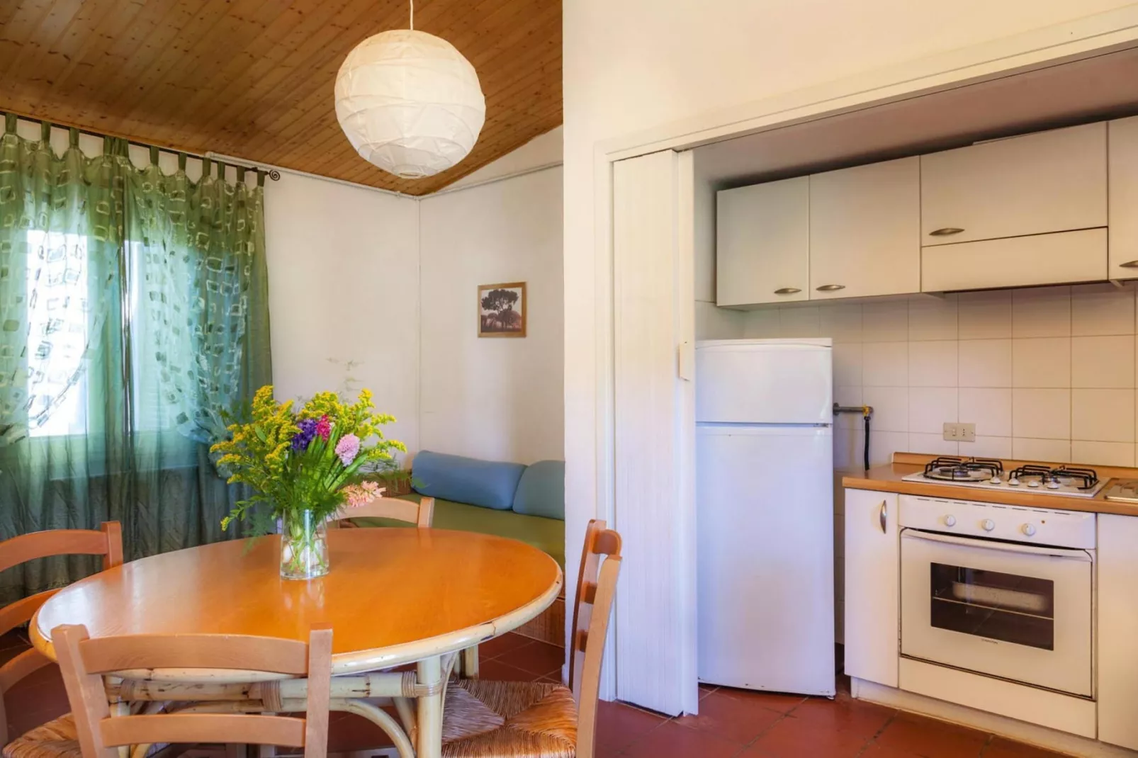 Ferienanlage Azienda Canova Seconda Marina di Grosseto EG Nebengebäude mit Gartenanteil-Eetkamer