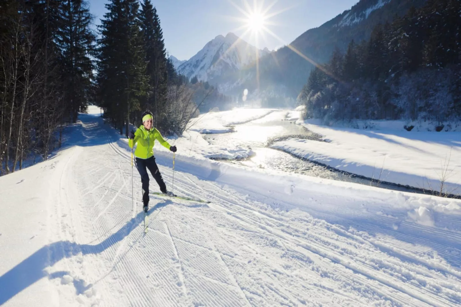 Haus Schedler - Gipfelblick-Gebied winter 5km