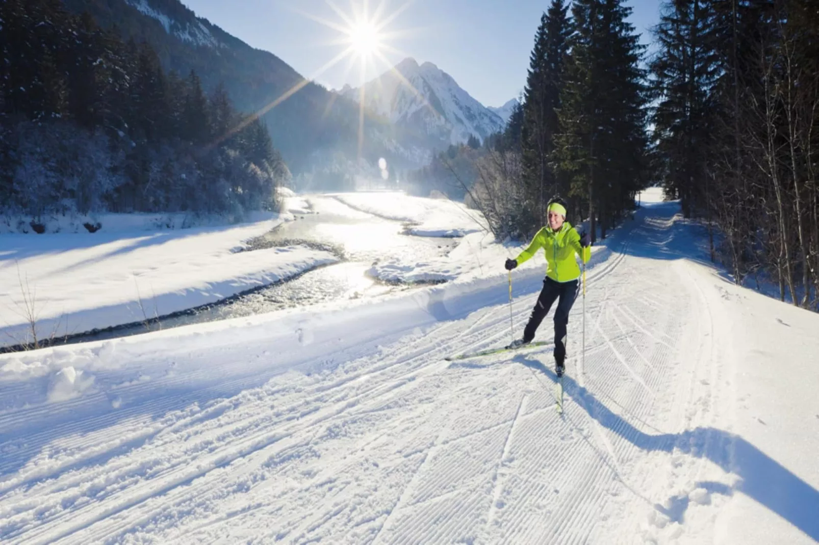 Haus Schedler - Gipfelblick-Gebied winter 5km