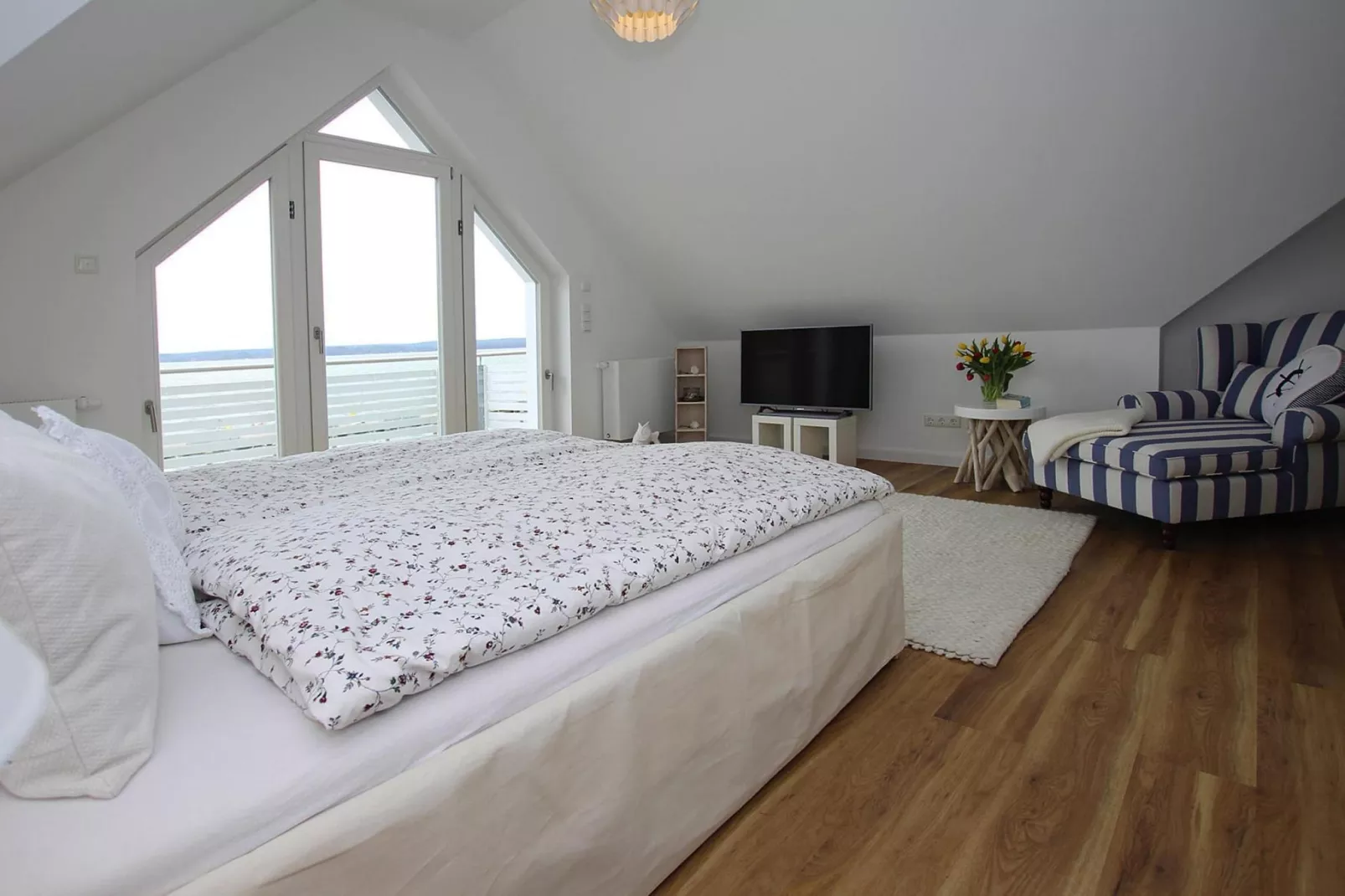 Fewo Seeblick 95 qm-Slaapkamer