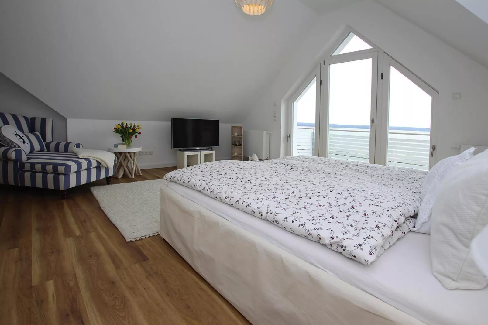 Fewo Seeblick 95 qm-Slaapkamer