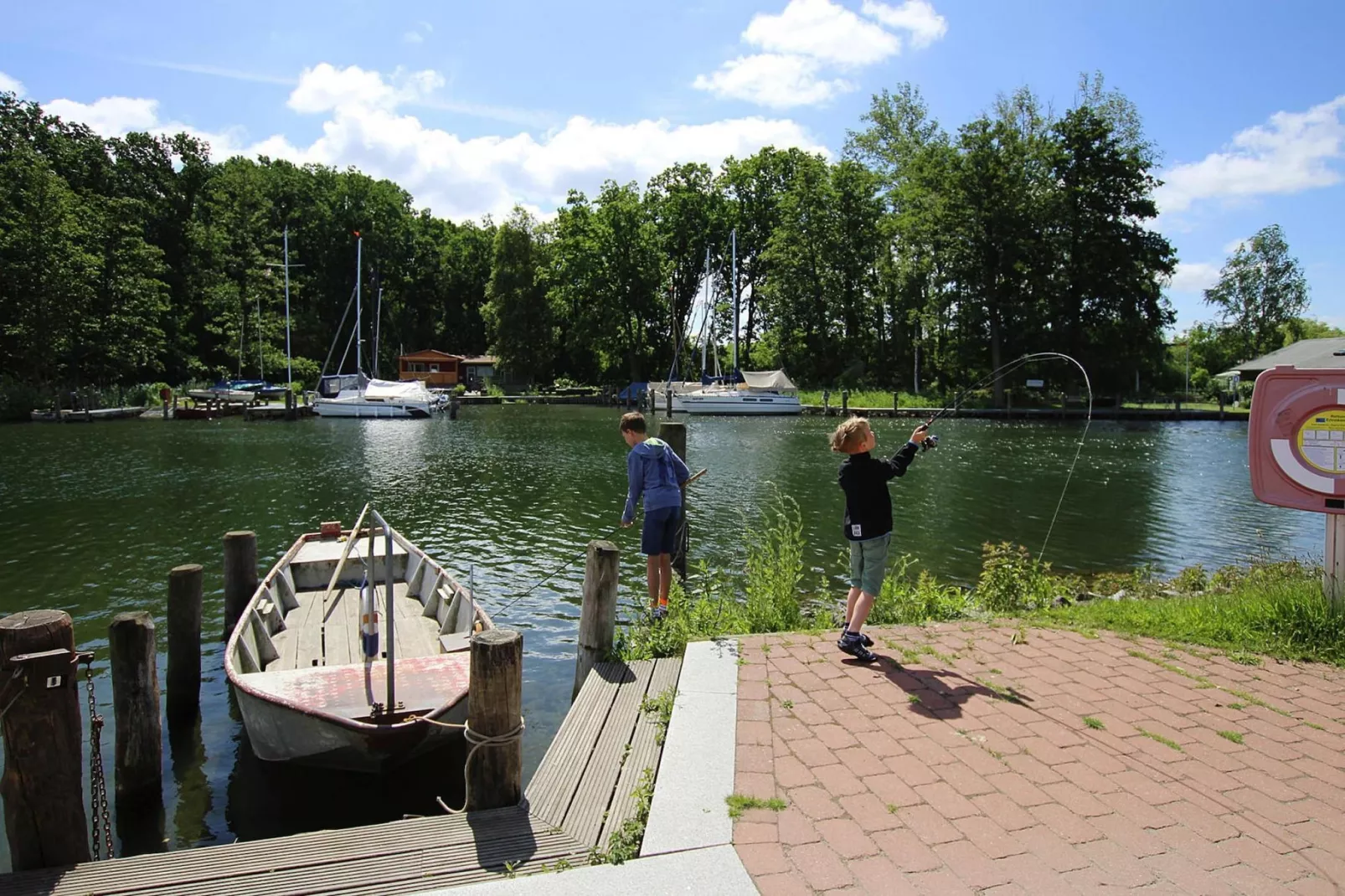 Fewo Seeblick 95 qm-Uitzicht zomer
