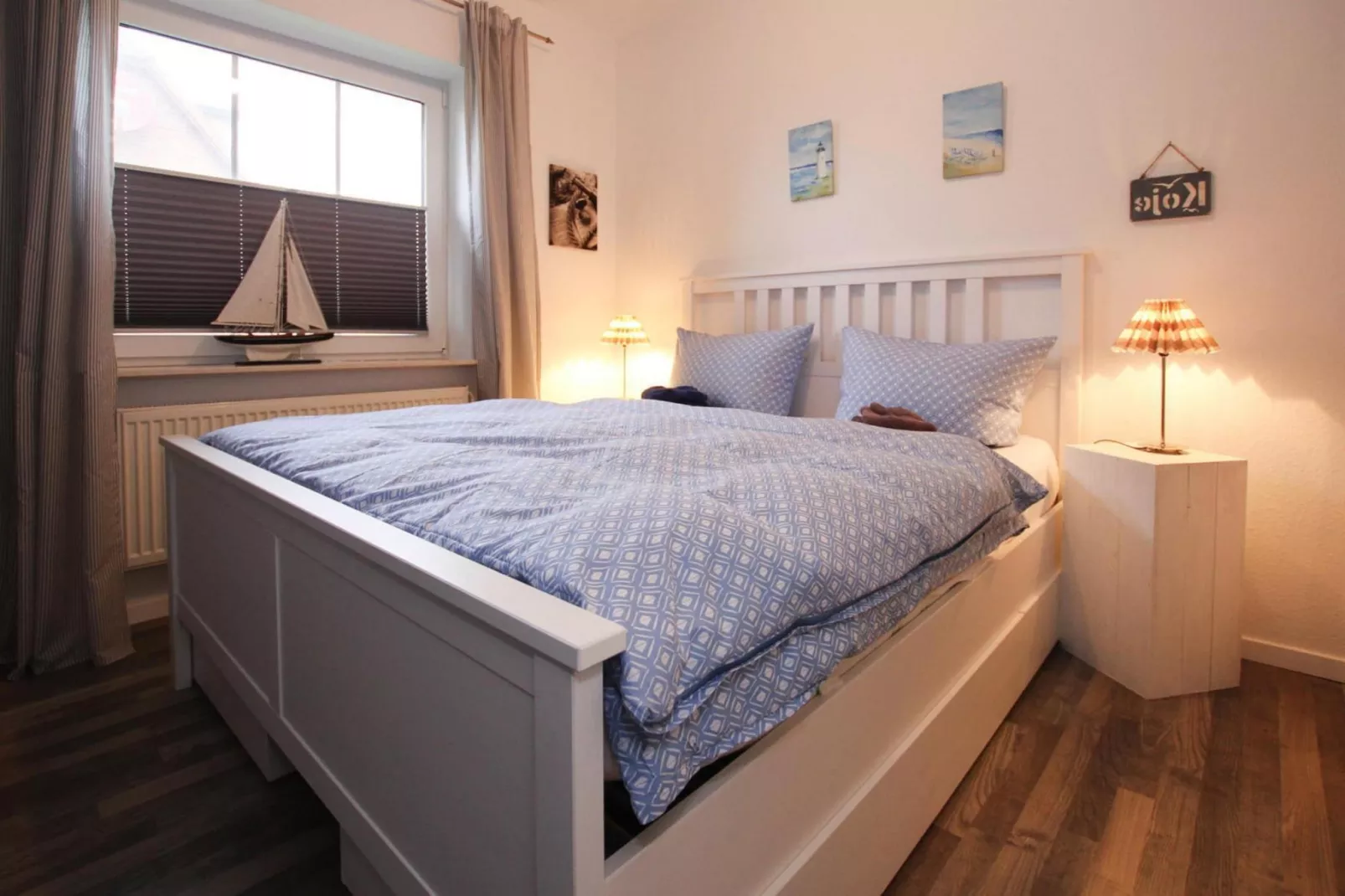 Ferienwohnung Tante Helene 3 Pers Garding-Slaapkamer