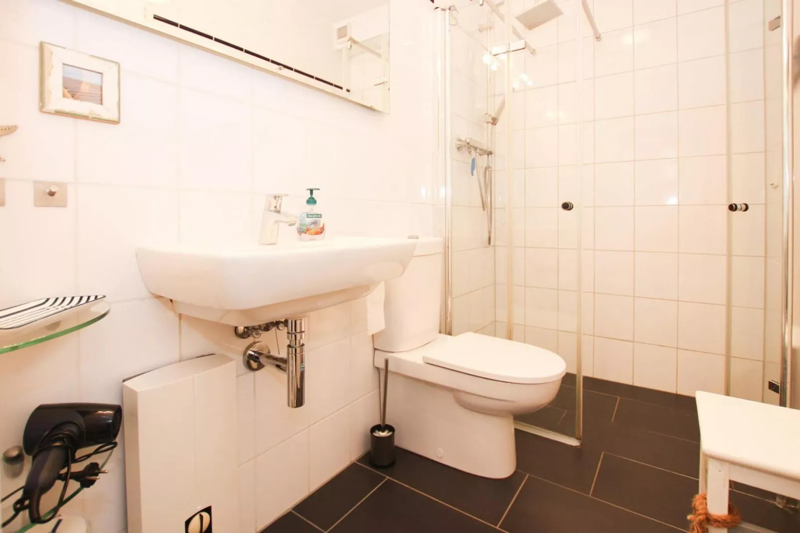 Ferienwohnung Tante Helene 3 Pers Garding-Badkamer