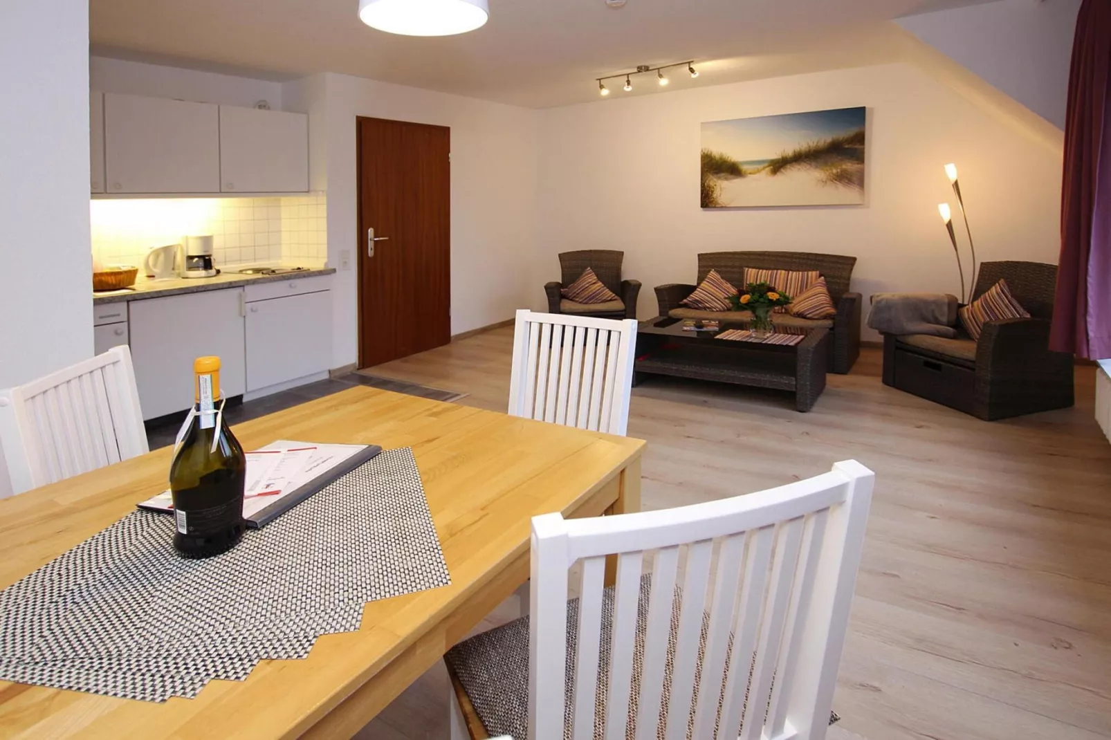 Apartementhaus Ursula Wohnung 16 - Westerland-Woonkamer