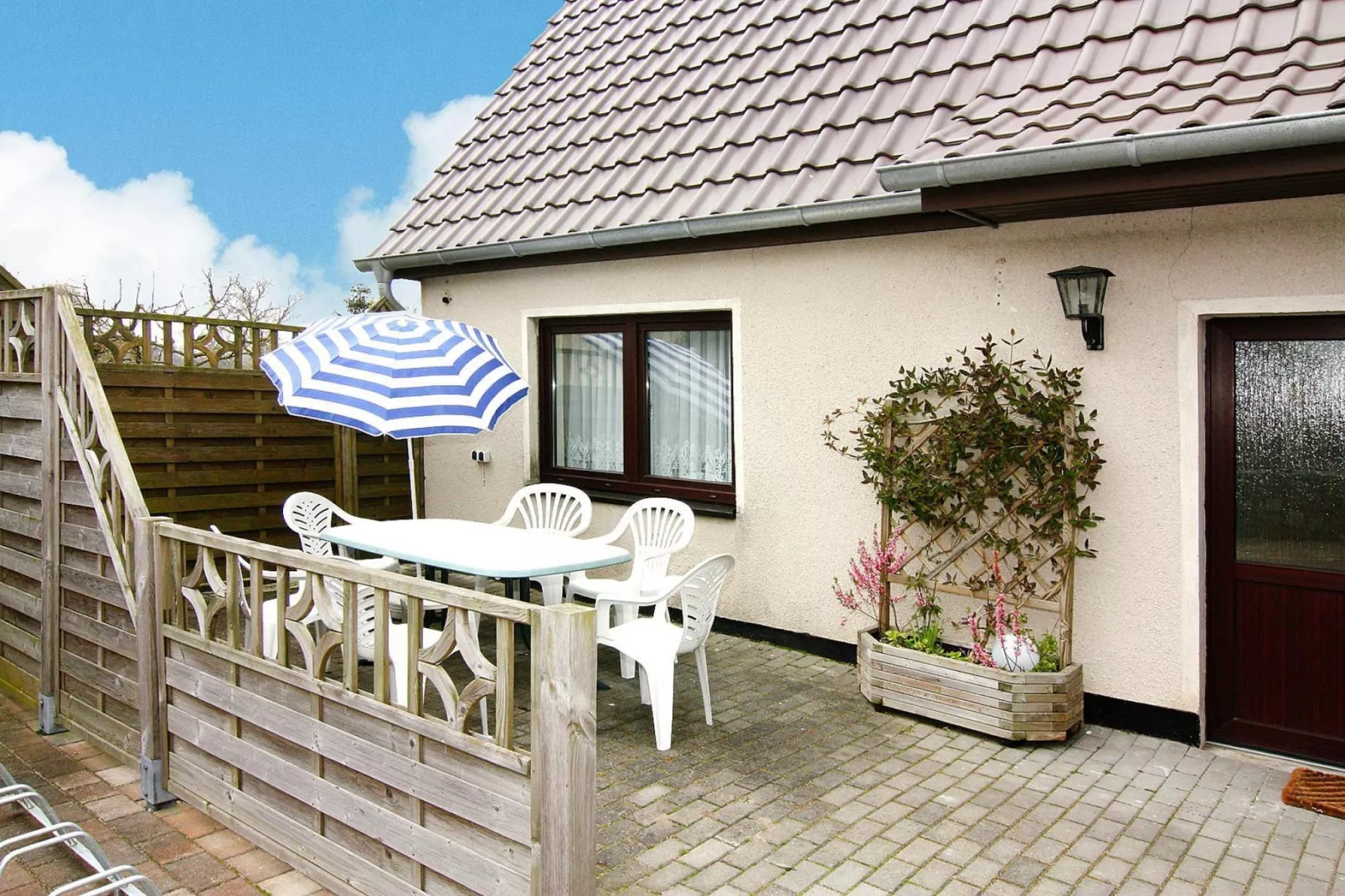 Ferienhaus Teßmannsdorf-Terrasbalkon