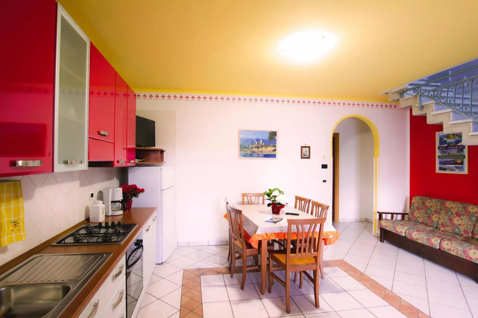 Residence Cilento Natura Marina di Ascea / Ville Mare Blu-Eetkamer