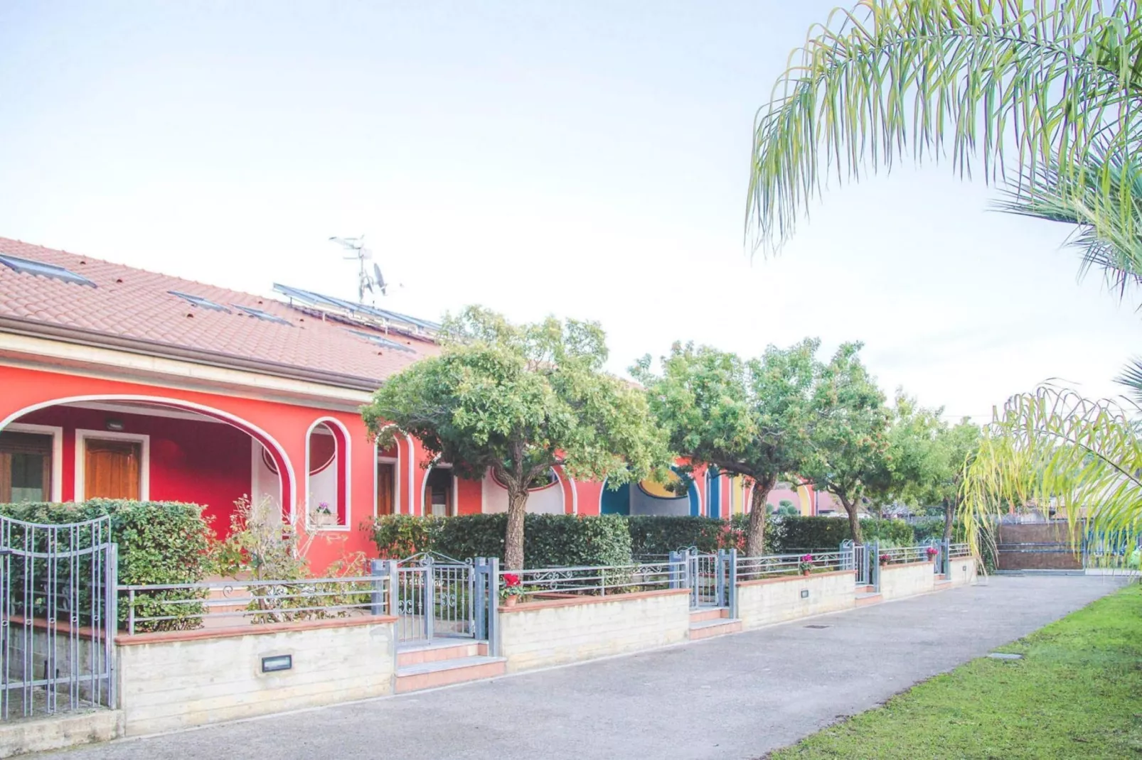 Residence Cilento Natura Marina di Ascea / Ville Mare Blu-Buitenkant zomer