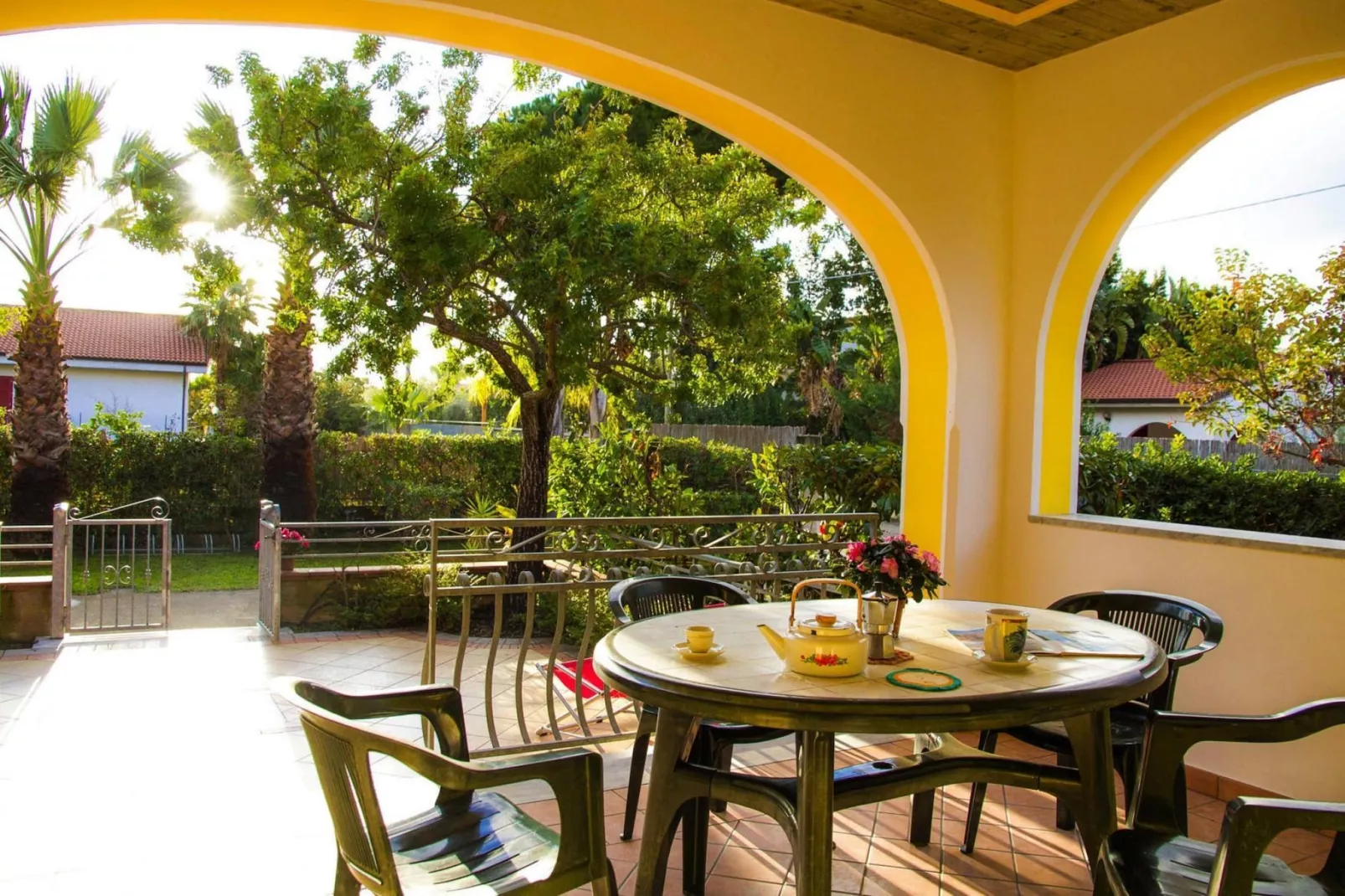 Residence Cilento Natura Marina di Ascea / Ville Mare Blu-Terrasbalkon