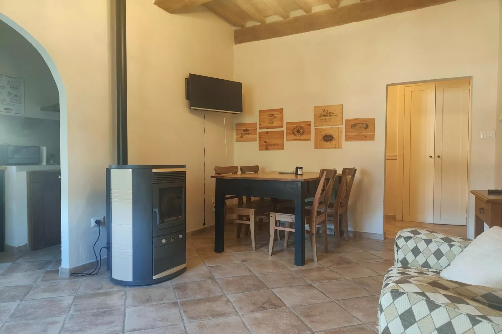 Casa Daniela Prata Massa Marittima-Eetkamer