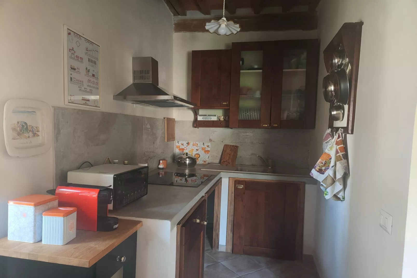 Casa Daniela Prata Massa Marittima-Keuken