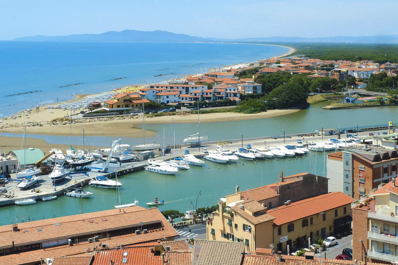 Ferienanlage Azienda Canova Seconda Marina di Grosseto Mono  im OG Haupth/Verwalterhaus Garten-Gebieden zomer 5km