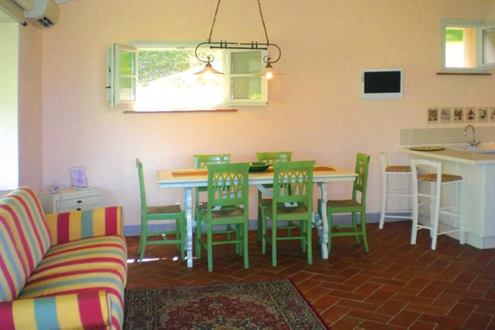 Ferienanlage Borgo della Meliana Gambassi Terme Typ Villa S Adele-Eetkamer