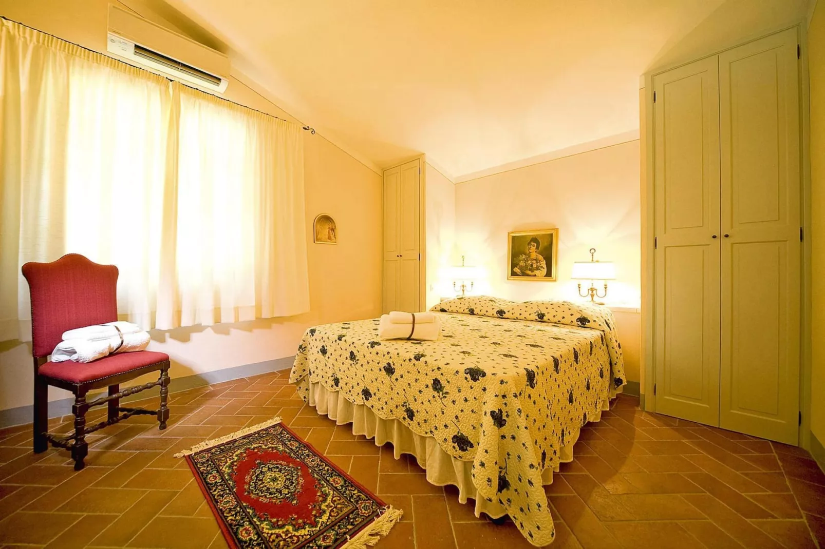 Ferienanlage Borgo della Meliana Gambassi Terme Typ Villa S Adele-Slaapkamer