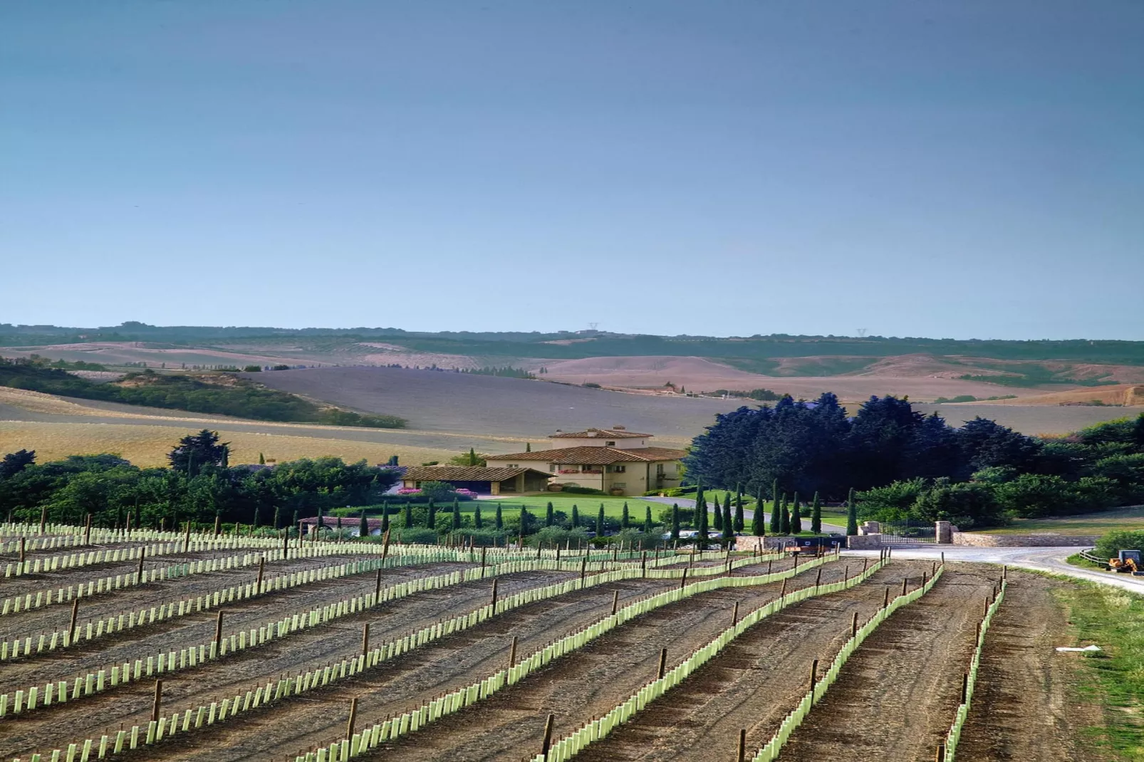 Ferienanlage Borgo della Meliana Gambassi Terme Typ Villa S Adele-Uitzicht zomer