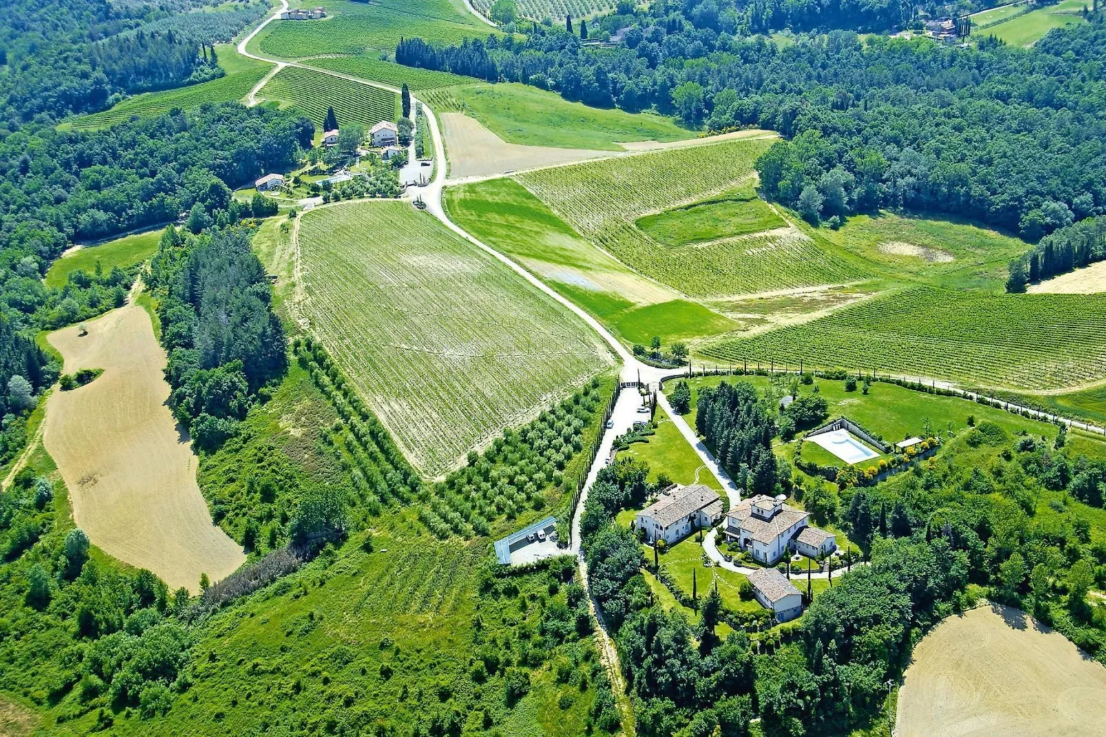 Ferienanlage Borgo della Meliana Gambassi Terme Typ Villa S Adele-Uitzicht