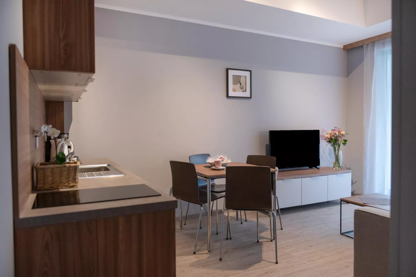Apartament Grunwaldzka 12a-23 Pobierowo-Eetkamer