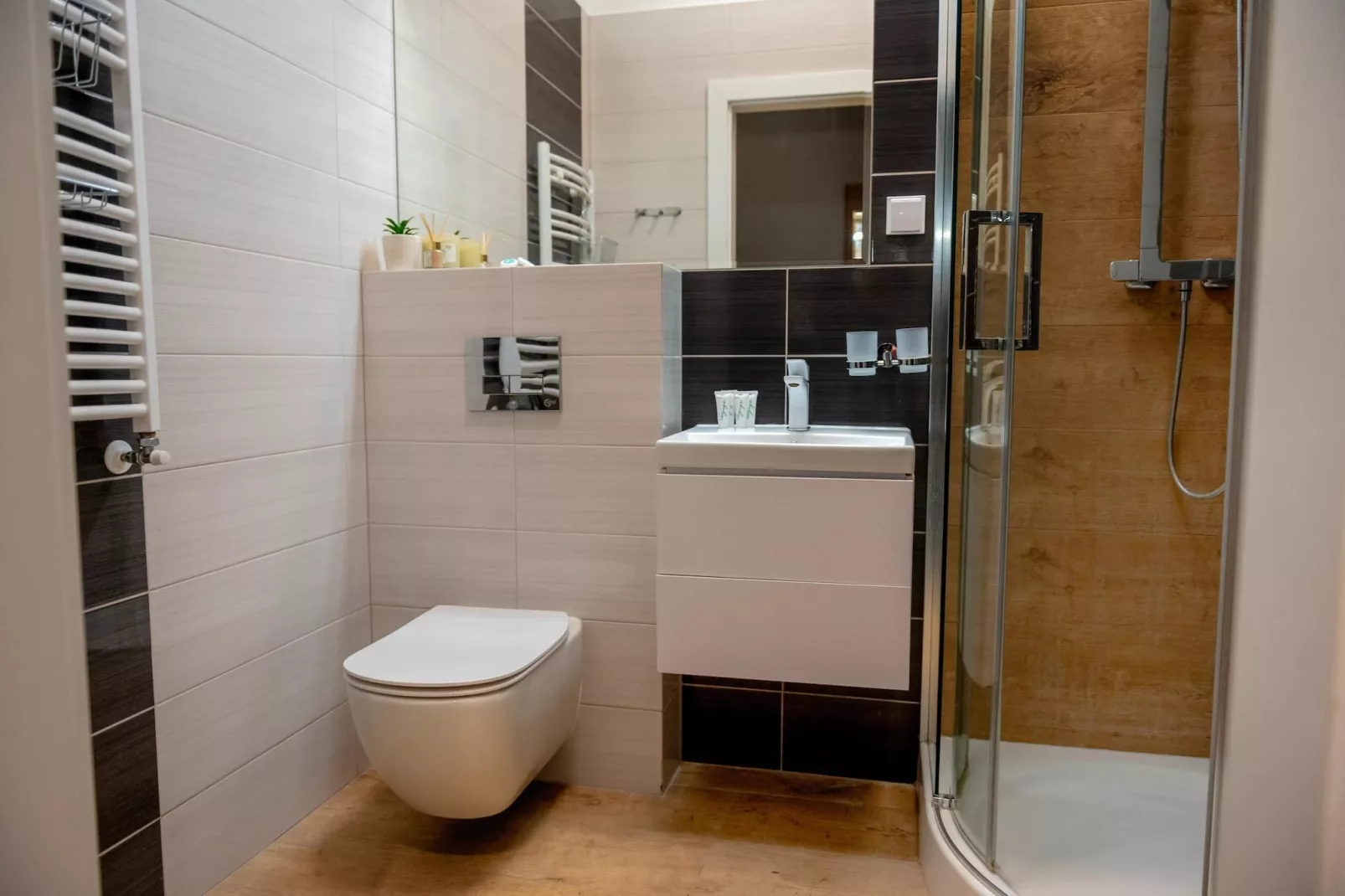 Apartament Grunwaldzka 12a-23 Pobierowo-Badkamer