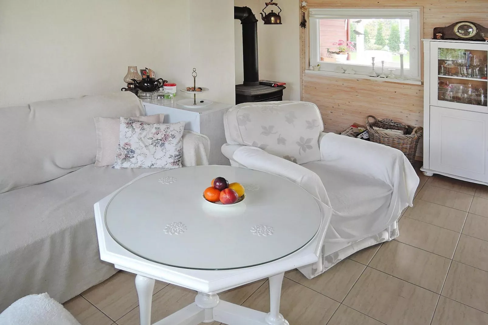 Holiday House Troszyn  Himbeer Haus 60 qm-Woonkamer