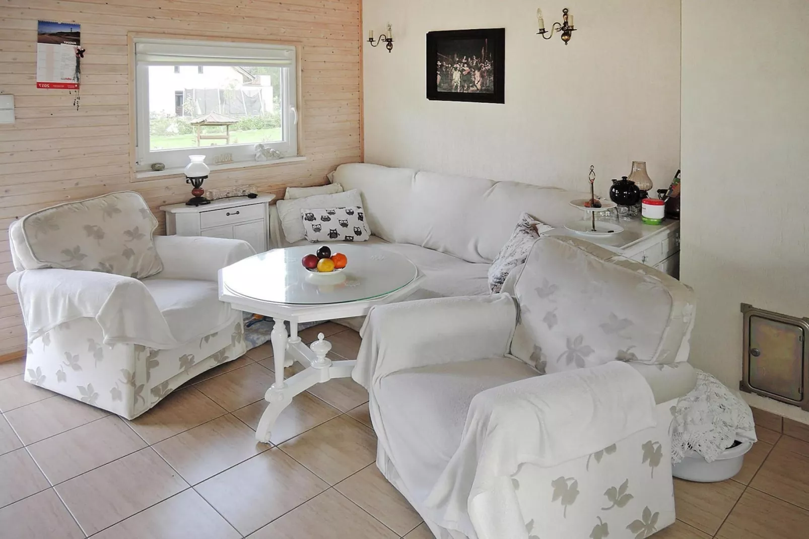 Holiday House Troszyn  Himbeer Haus 60 qm-Woonkamer