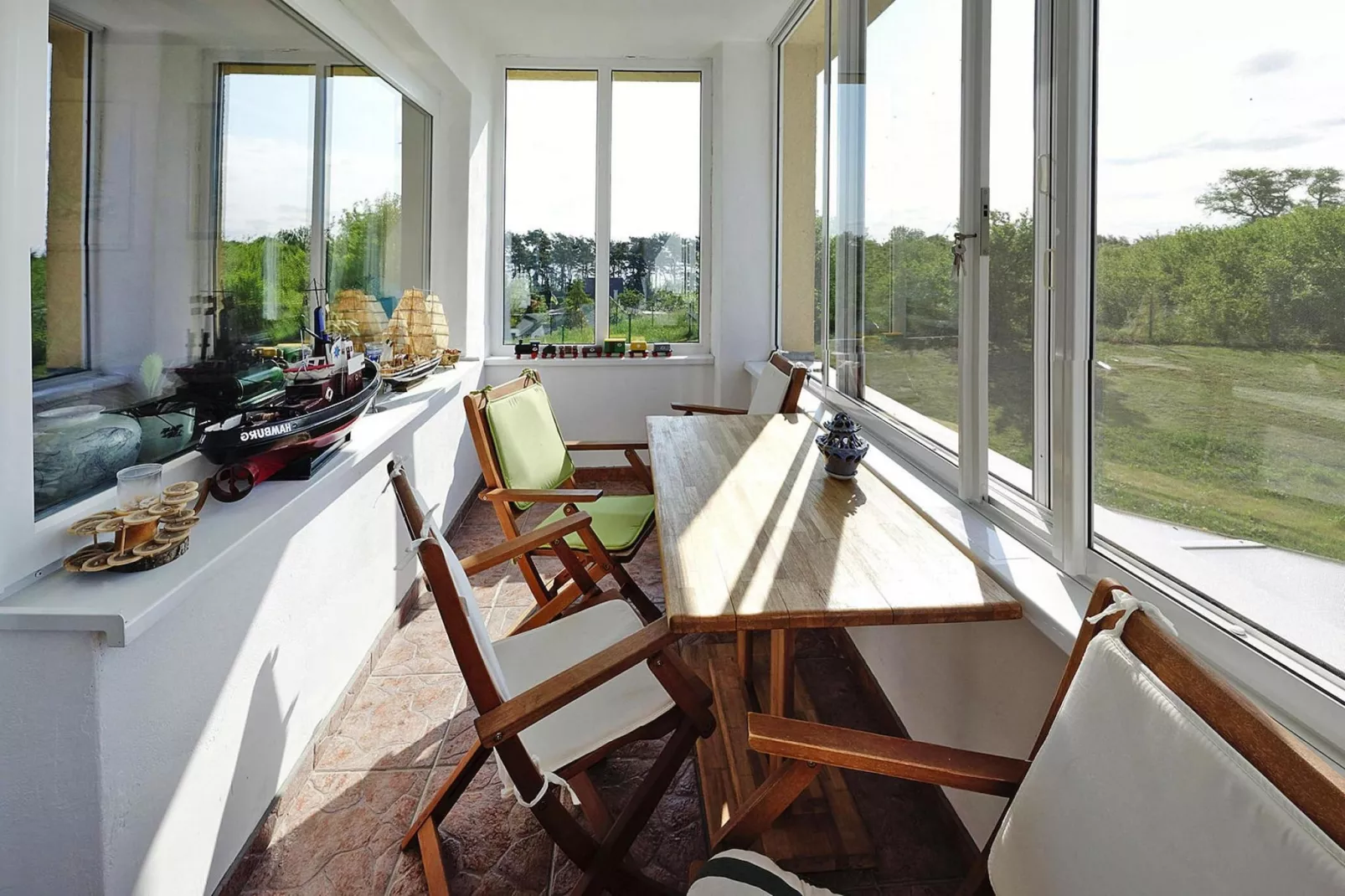 Holiday flat Lubin-Terrasbalkon