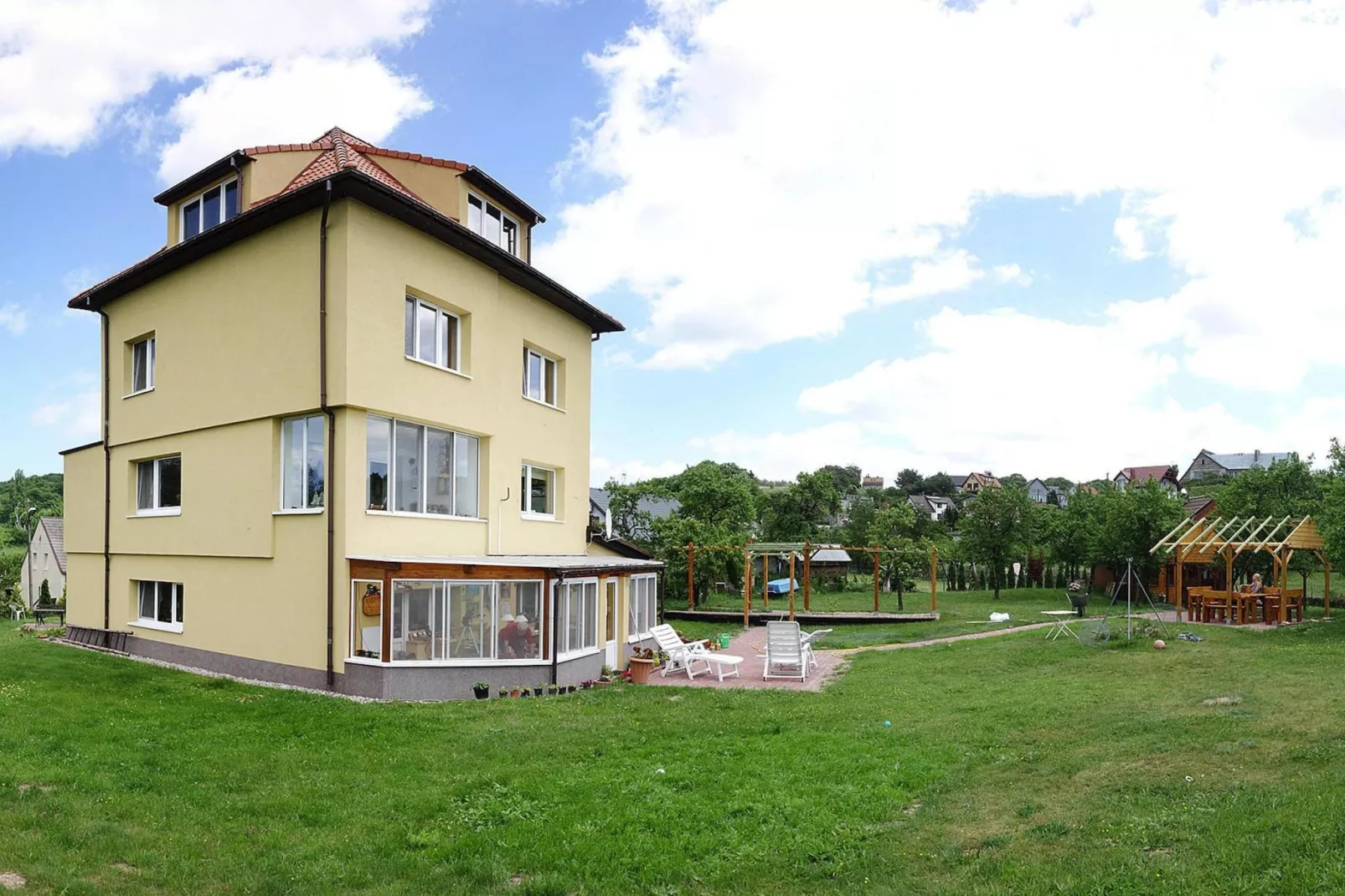 Holiday flat Lubin-Buitenkant zomer