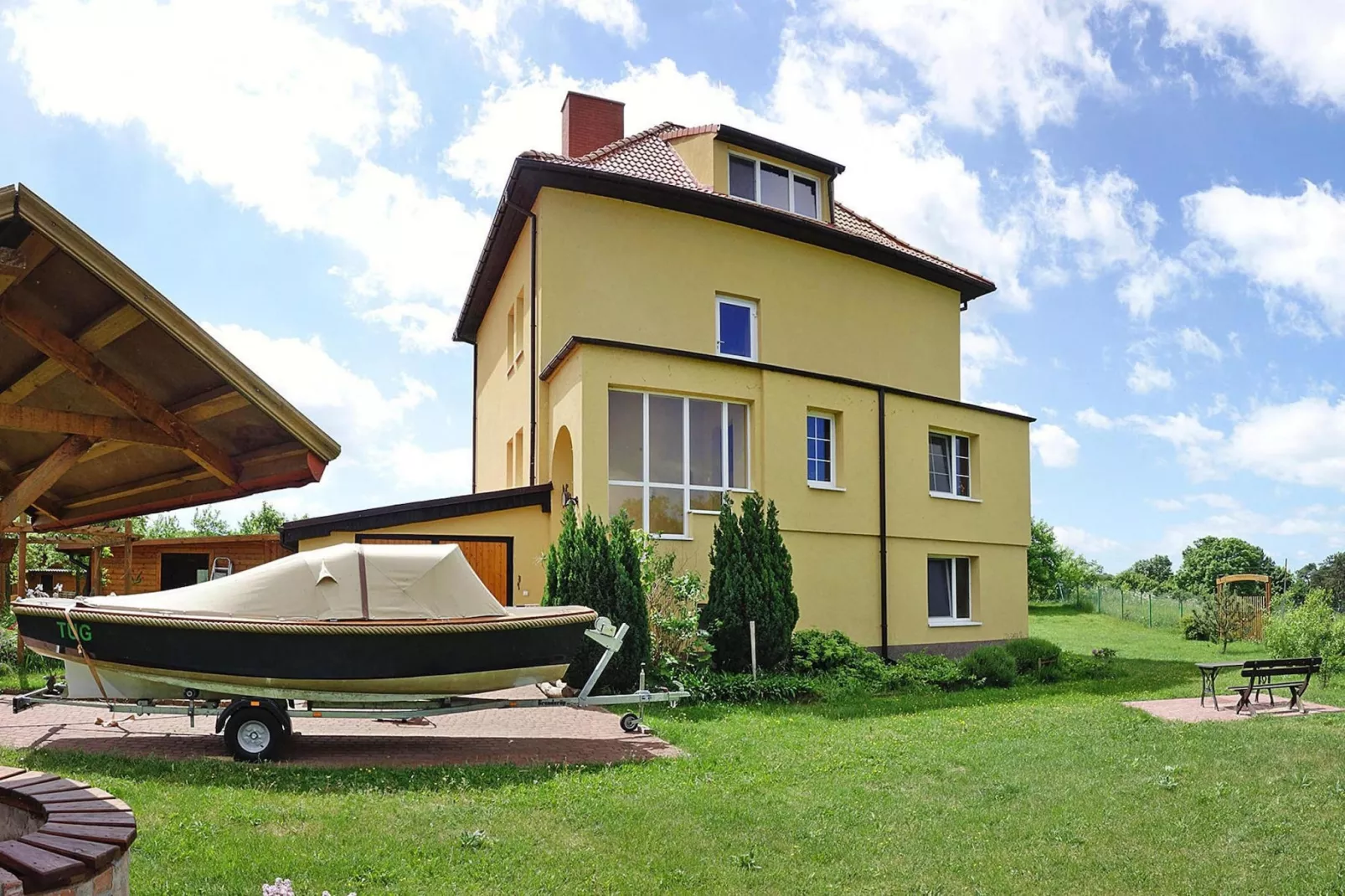 Holiday flat Lubin-Buitenkant zomer