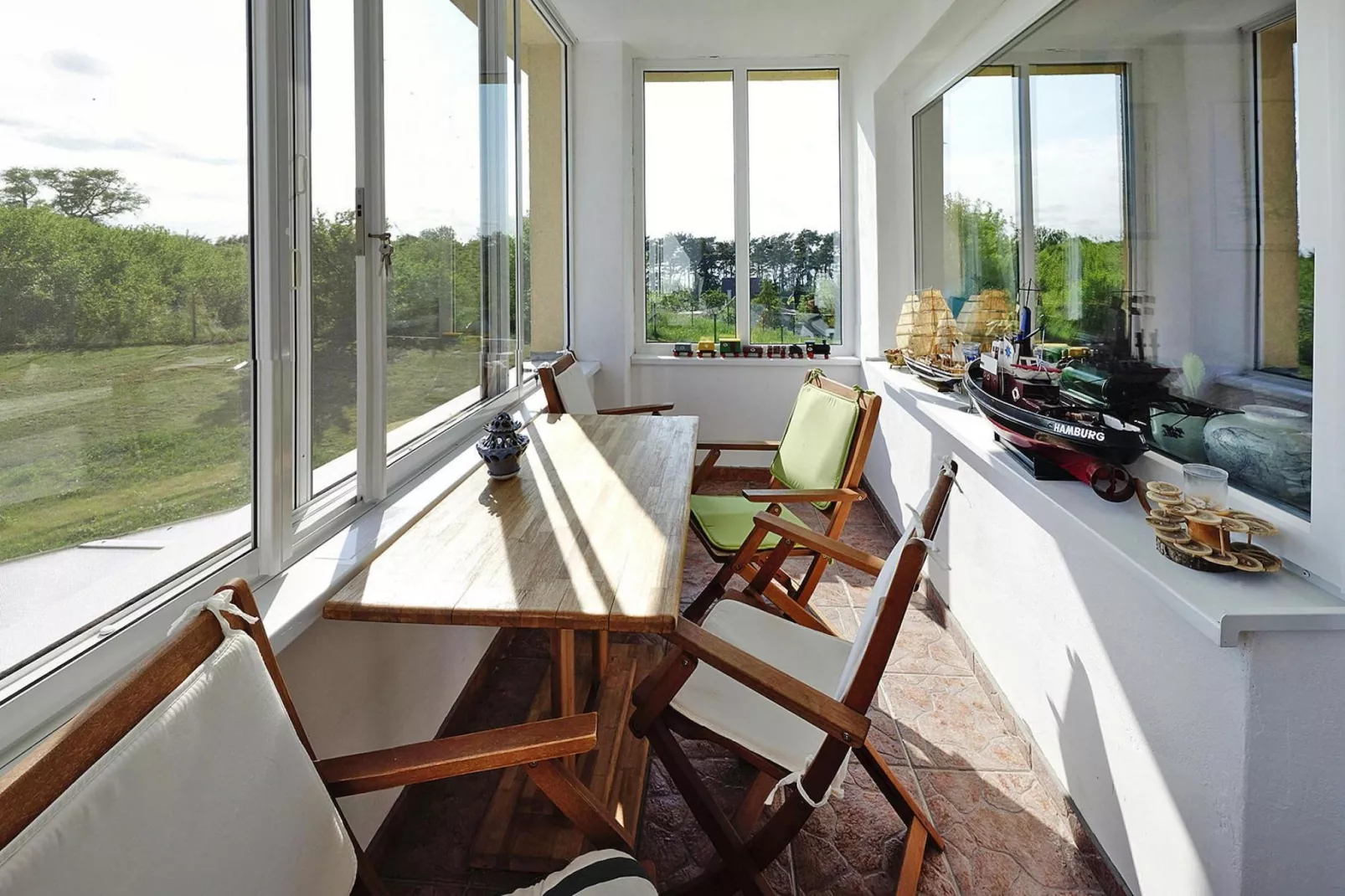 Holiday flat Lubin-Terrasbalkon