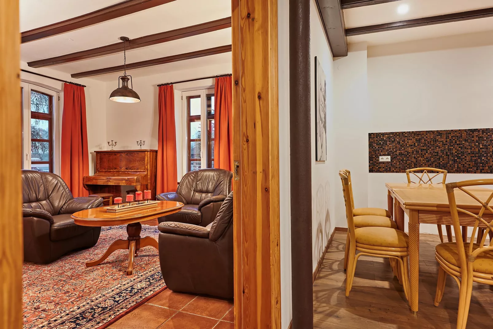 Haus Oliver 200 qm / 1-4 Personen-Woonkamer